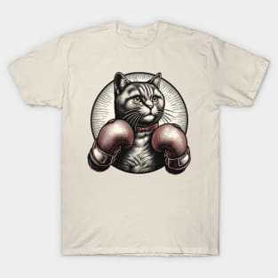 Cat Boxing T-Shirt